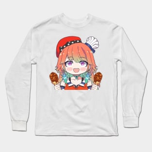 Takanashi Kiara Chibi Long Sleeve T-Shirt